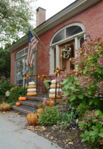 Create Fall Curb Appeal with Pumpkins and Mums | Town & Country Living