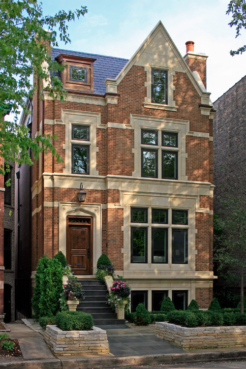 Chicago City Living in a Brick and Limestone Home
