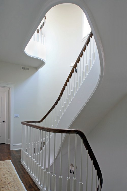 Stunning Winding Staircase in Formal Chicago Home