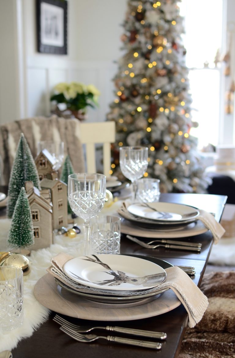 Christmas Table Setting: Modern Country Style - Town & Country Living