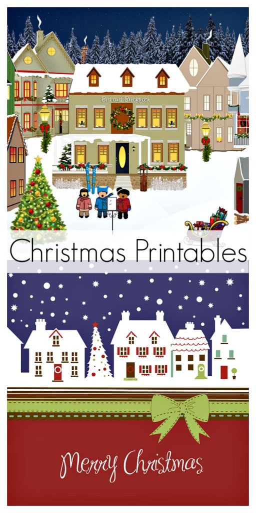 Christmas Printables to Make Christmas Canvas Prints