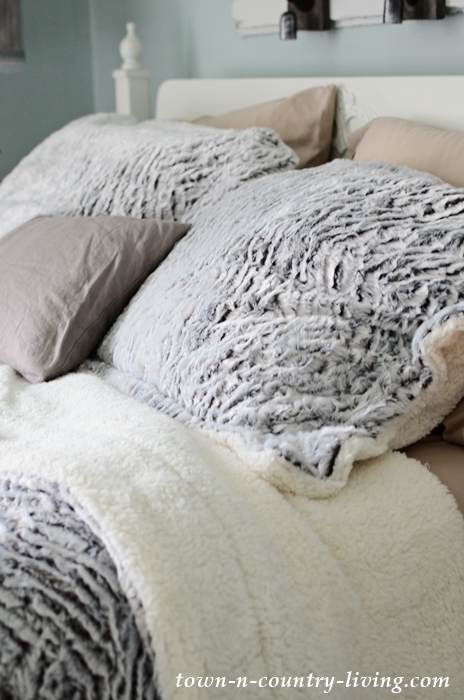 Sherpa and Chenille Bedding 