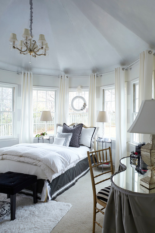 Master Bedroom with Bay Windows