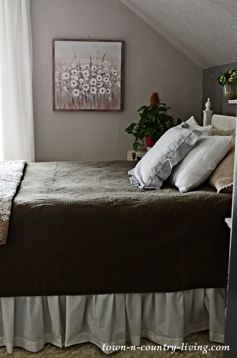 Modern Country Bedroom in Earth Tones