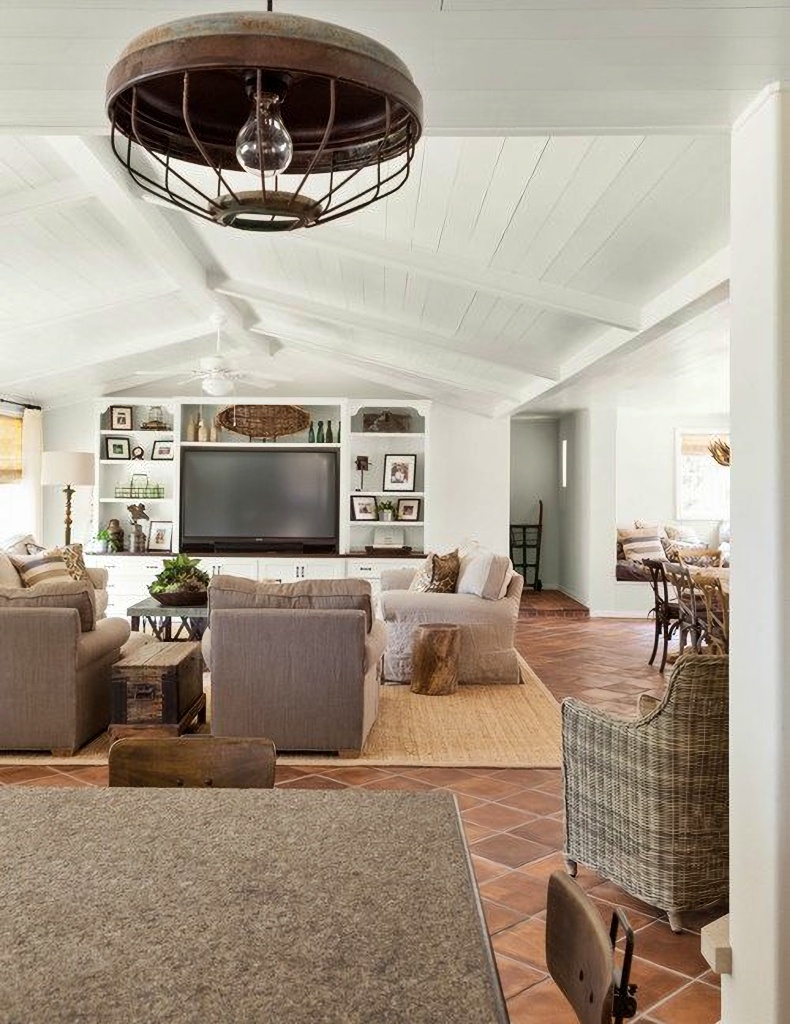 Spanish style living room