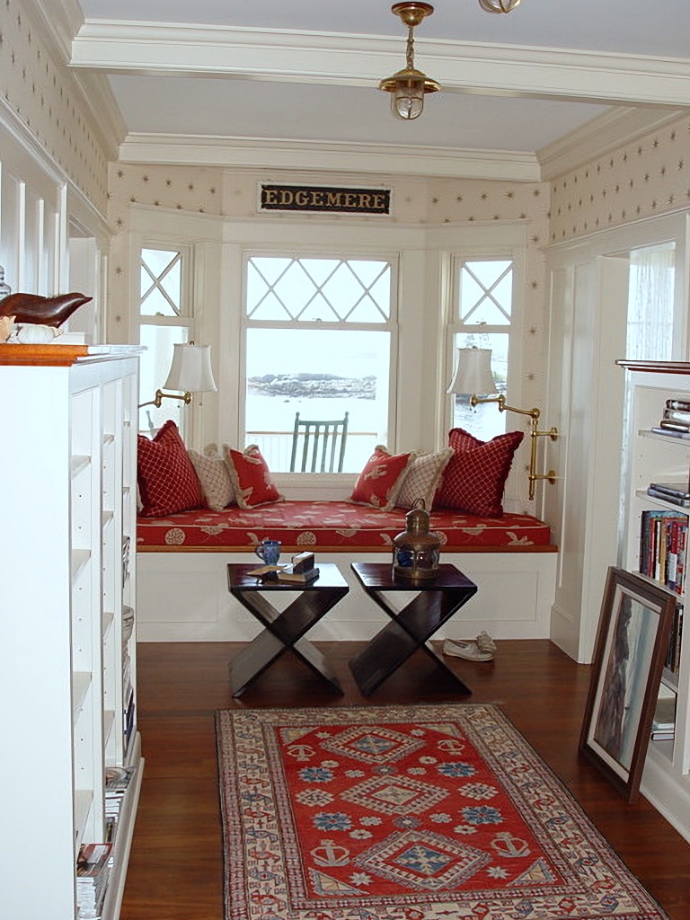 bay window reading nook