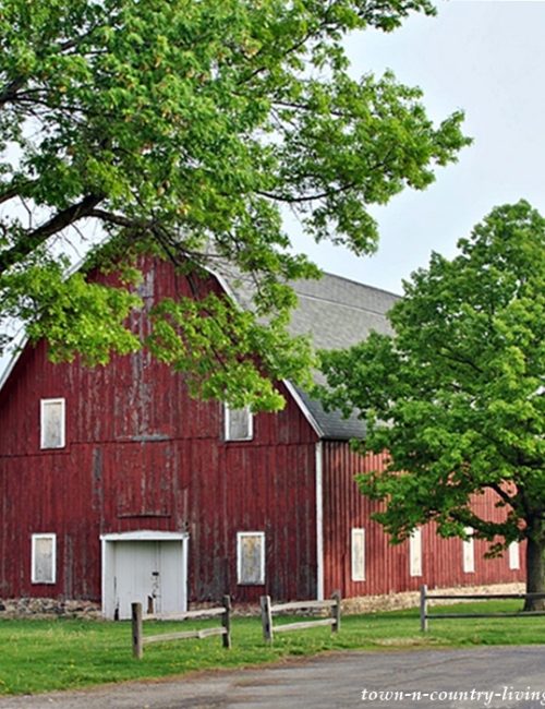 Red Barn in the Country