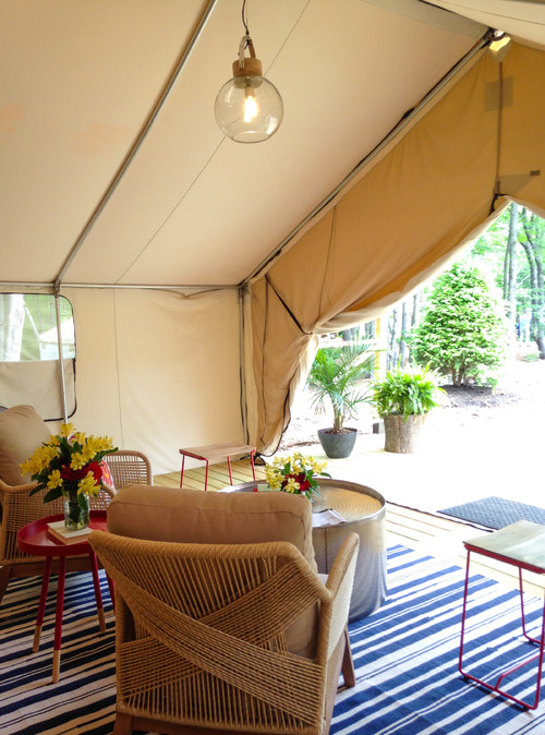 Get a Glimpse Inside a Glamping Tent!