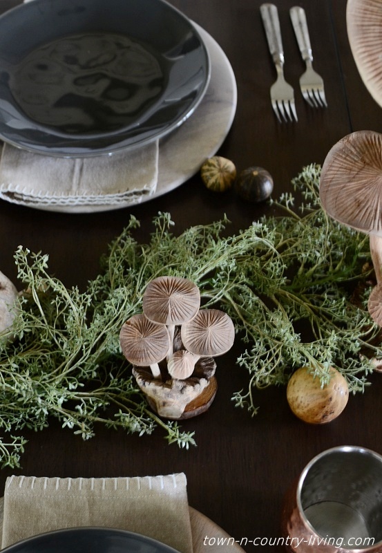 Earth Inspired Fall Table Setting