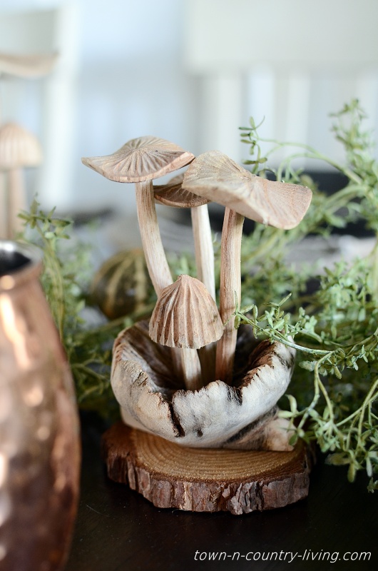 Wood Mushroom - Earth Inspired Table Setting
