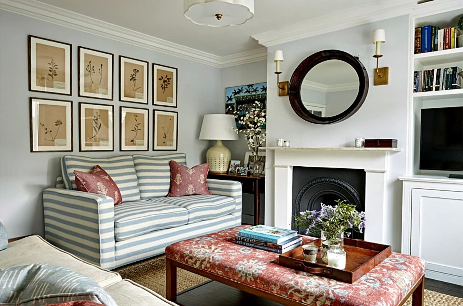 English cottage living room