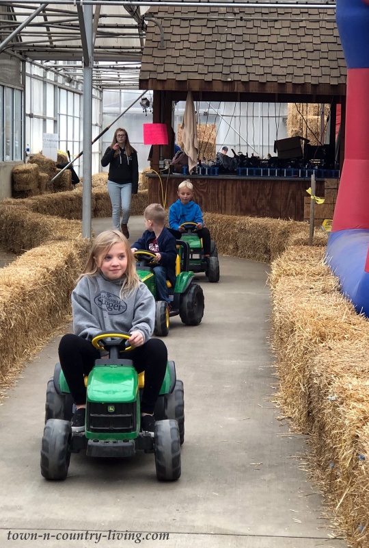 Kids' Tractor Course at Cotant's Farm Market in the Fall