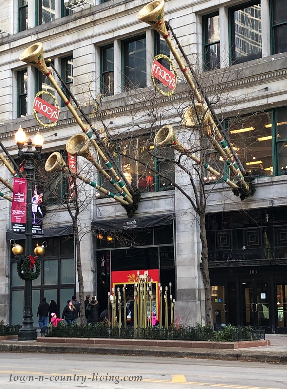 Macy's Christmas Decorations in Chicago