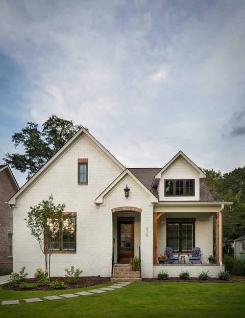 Charming White Brick Cottage in Birmingham, Alabama