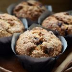 Banana Nut Muffins with Chocolate Chips