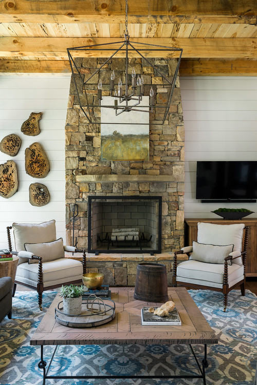 Stone Fireplace Ideas For Cozy Comfort, Stone Fireplace Small Living Room
