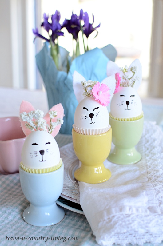 DIY Bunny Eggs for Spring and Easter Decorating