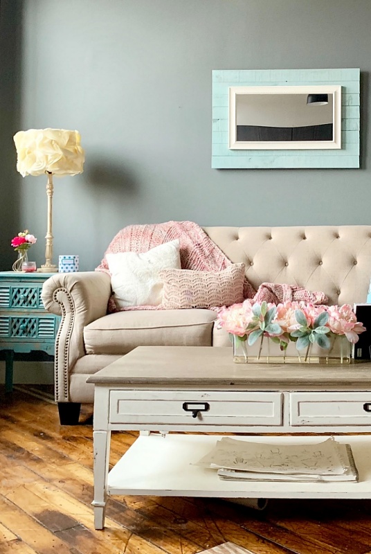 Sample pastel living room