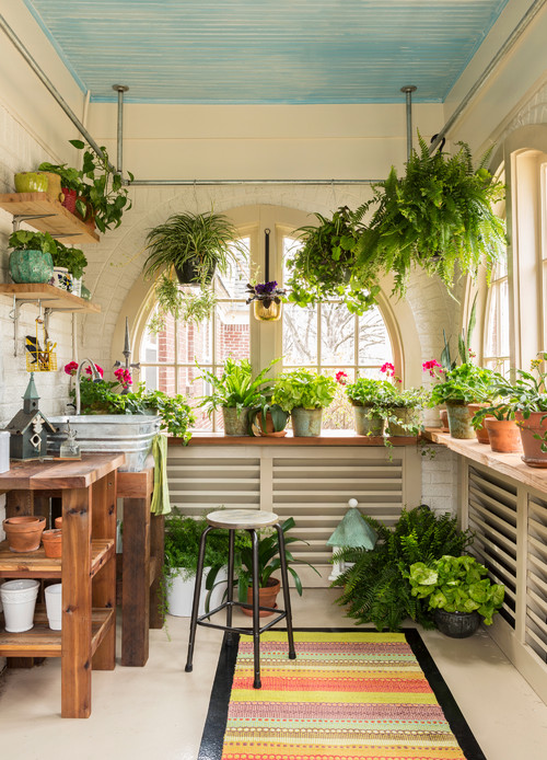 Sun Room and Potting Room in Brick Cottage