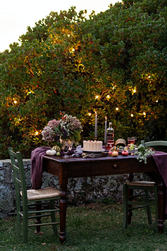 Summer Al Fresco Dining in the Countryside