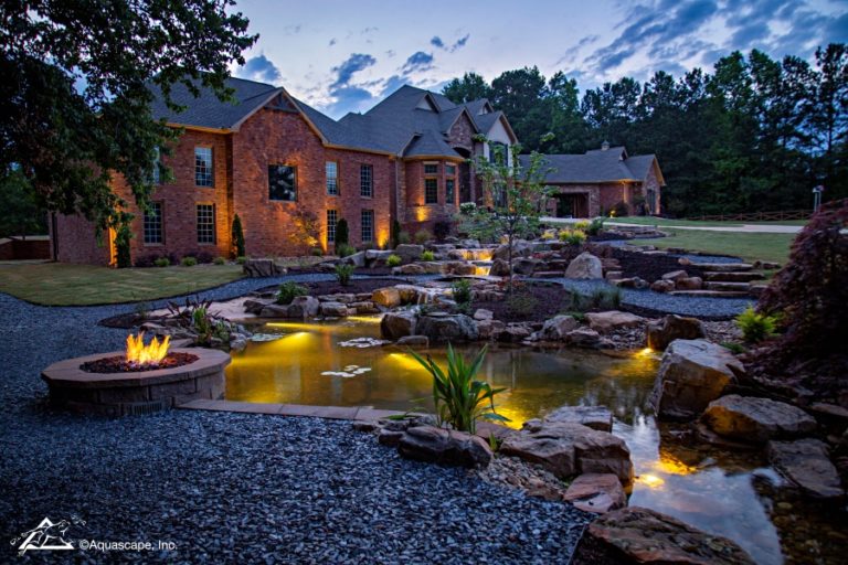 Shaquille O'Neill's Pond and Waterfall: Amazing! - Town & Country Living