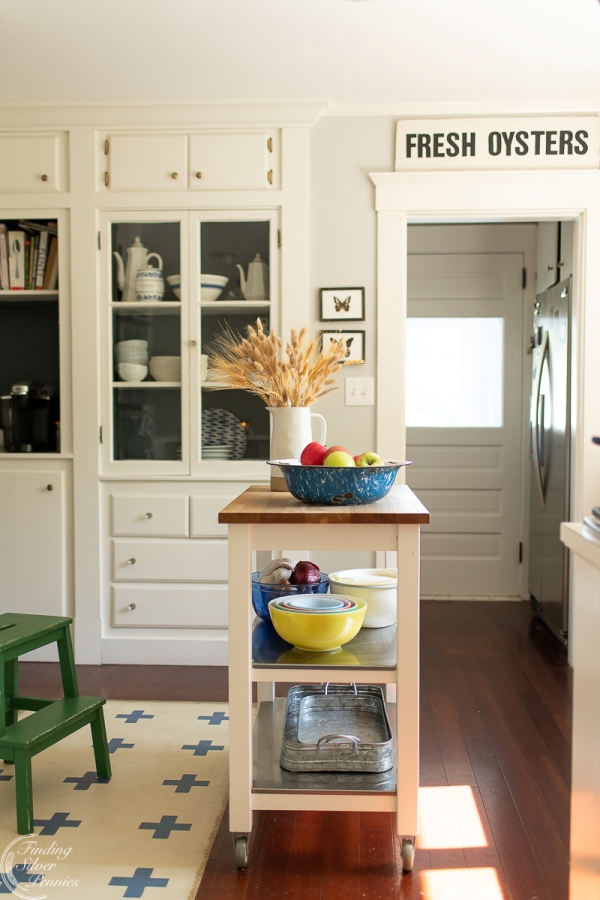 Coastal Kitchen in White and Wood