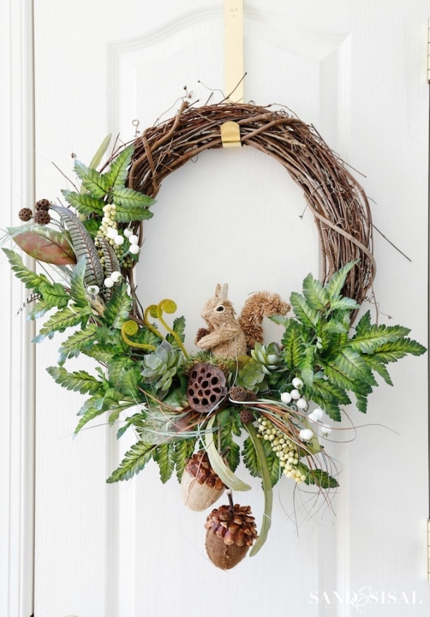 Woodland Wreath by Sand and Sisal
