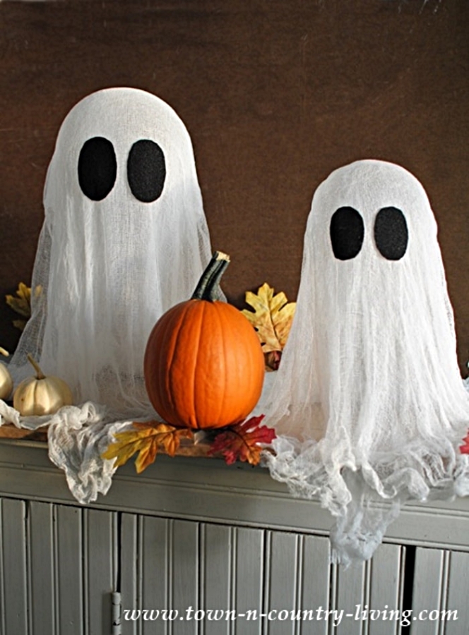 DIY Ghosts for Halloween