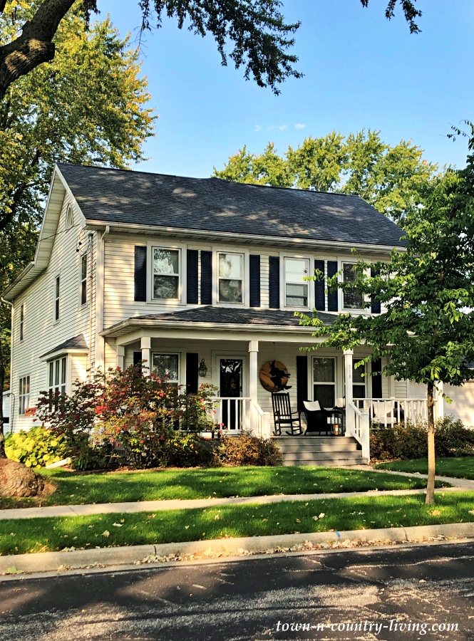 Charming Cambridge Homes - Classic White House with Full Porch