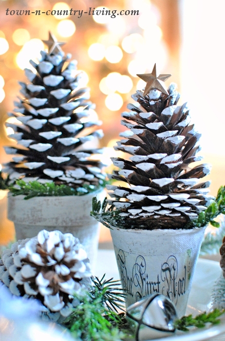 DIY Pinecone Christmas Trees for Holiday Decorating
