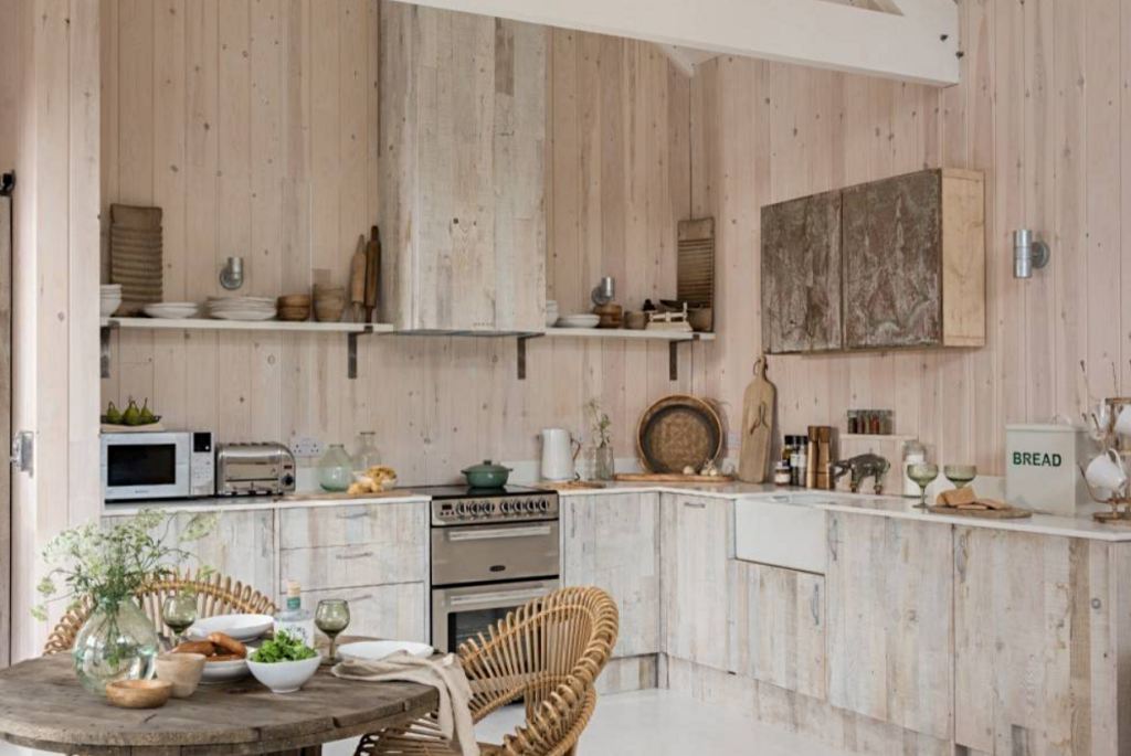 Australian Style Kitchen in Beach Cottage Rental