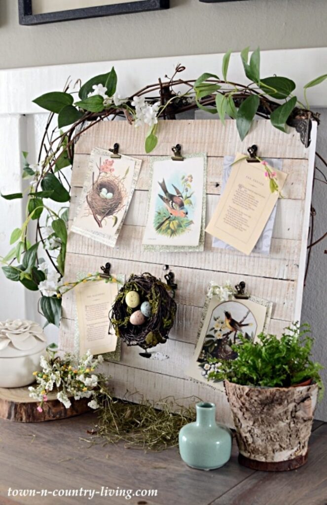 How to Make a Spring Nature Board