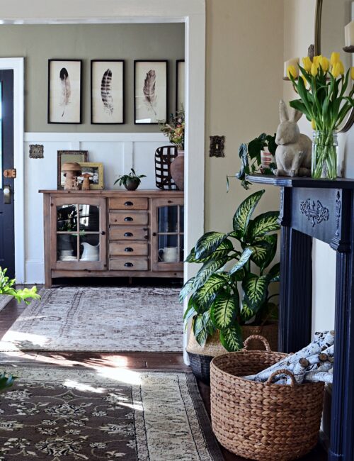 Modern Country Decor in an Old Home with Vintage Finds