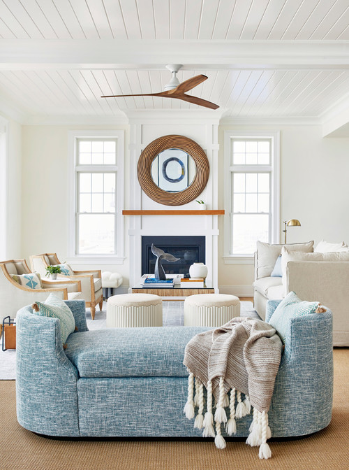 Light and Airy Summer Family Room