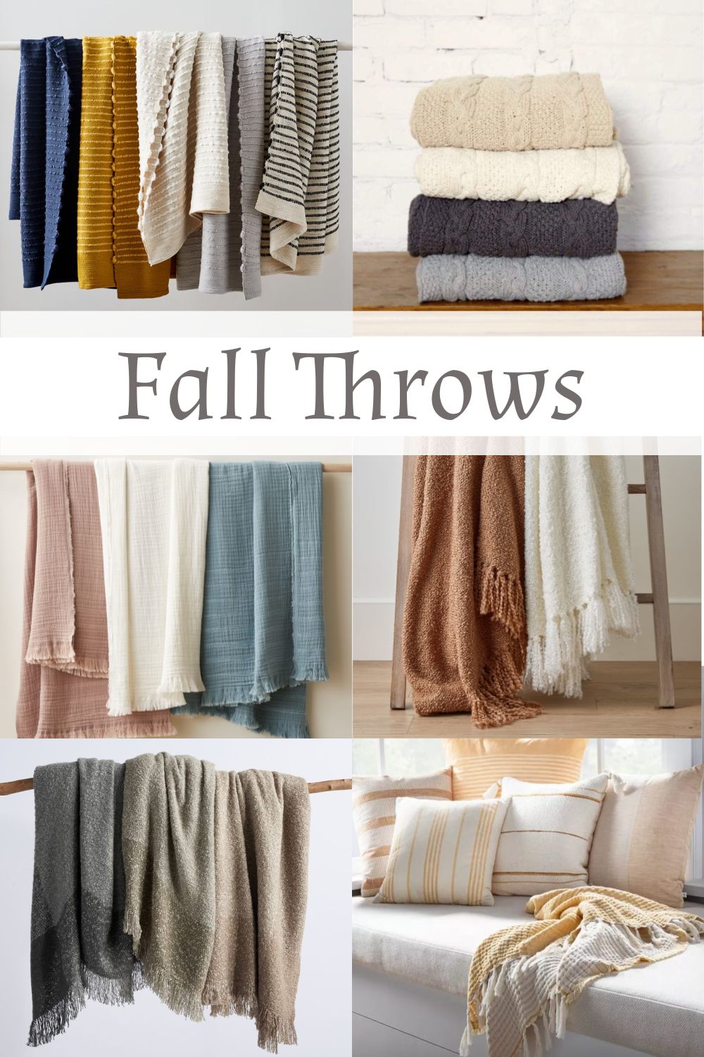 Fall Candles, Pillows, and Throws Market Monday Town & Country Living