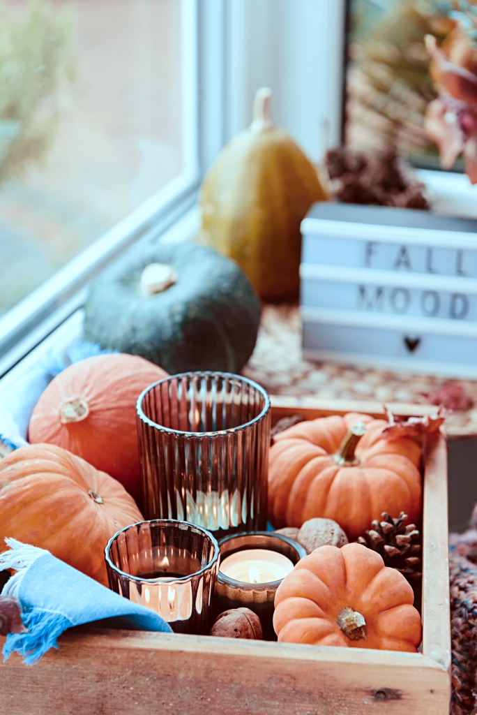 Decorating with Faux Pumpkins