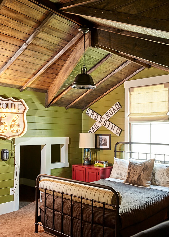 country style kids bedroom