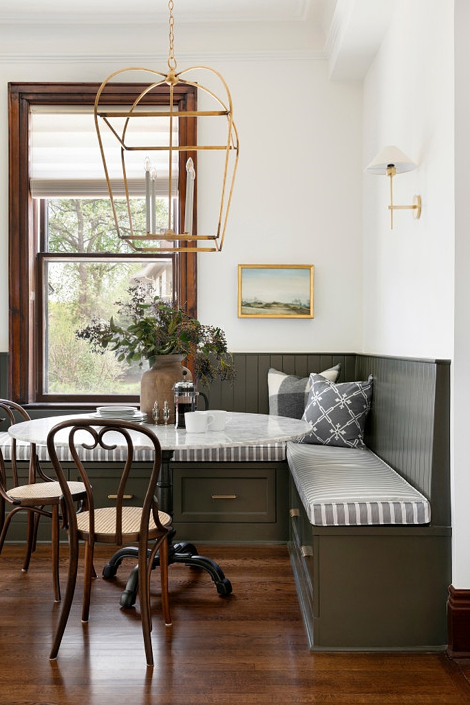 modern country breakfast nook