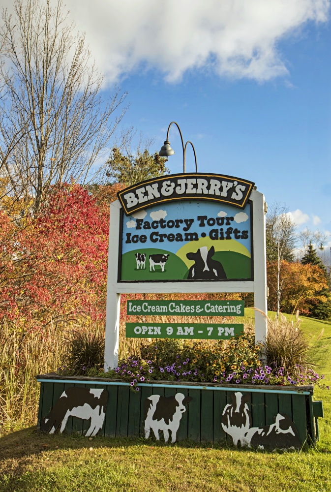 Ben and Jerry's factory in Waterbury, Vermont