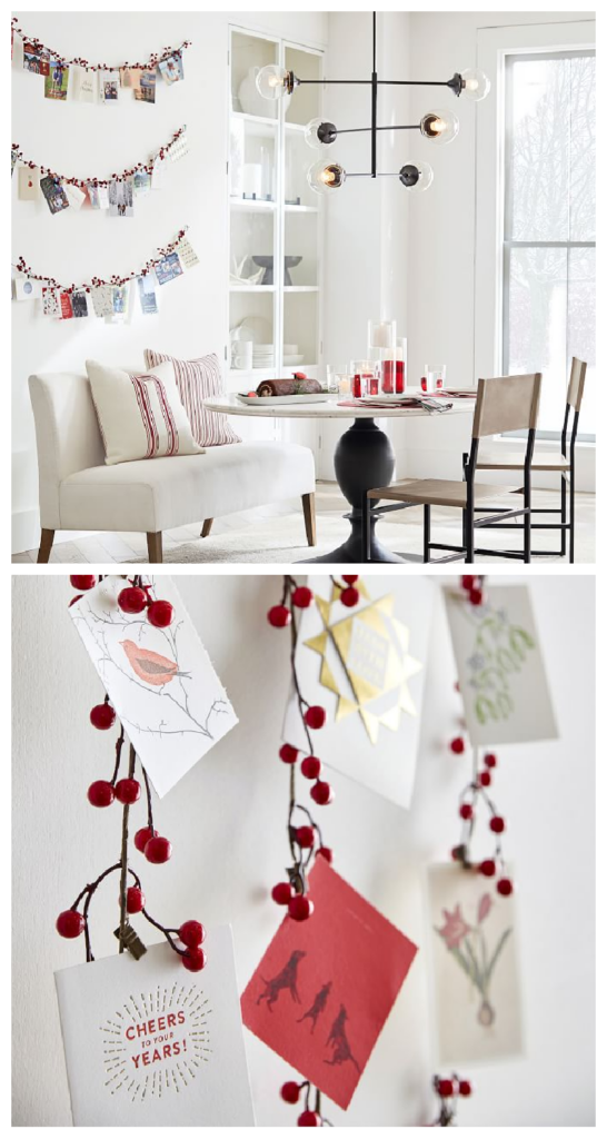 Red Berry Card Garland