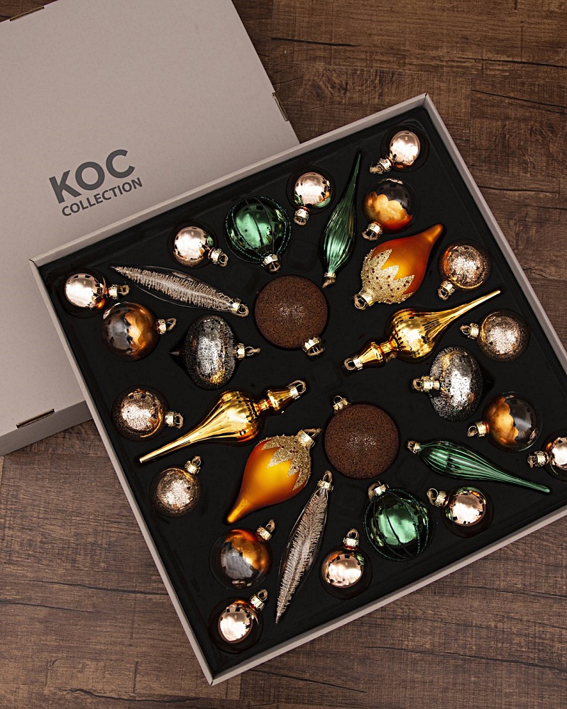 Boxed Ornament Set from King of Christmas