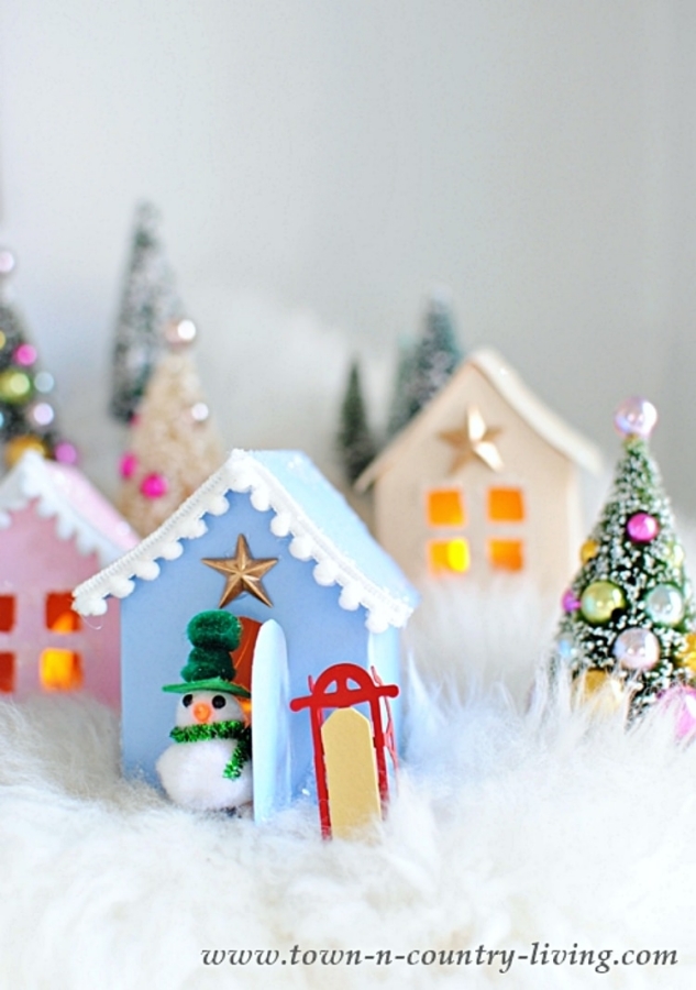 Christmas Village with Paper Crafts