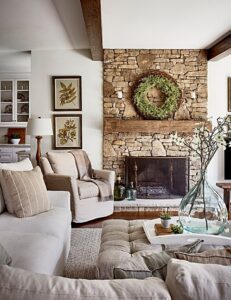 11 Appealing Living Room Designs with a Fireplace