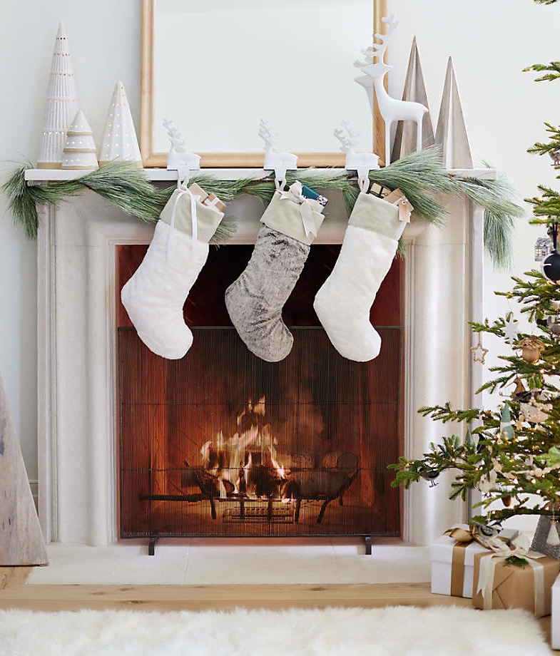 Christmas Garland with Stockings