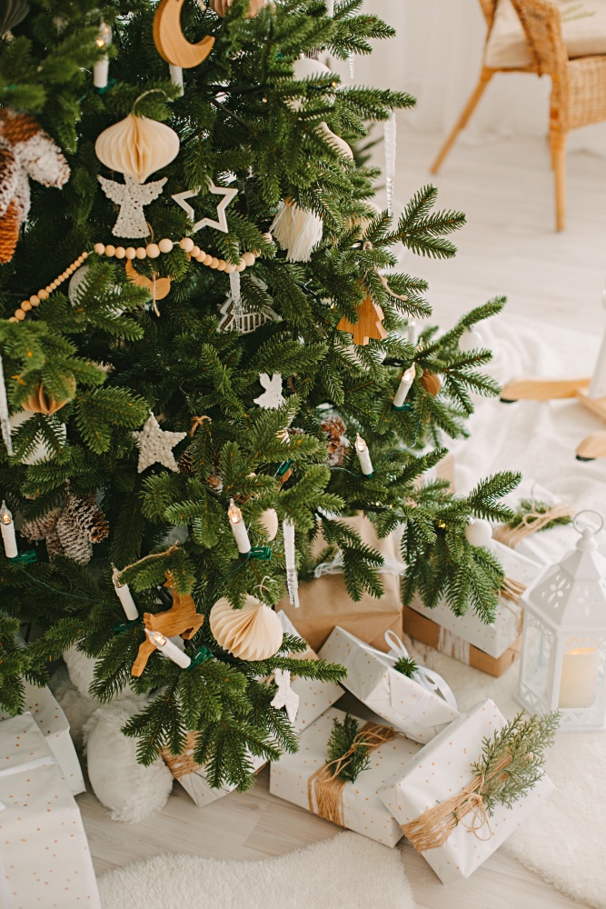 Swedish Christmas Tree with Presents