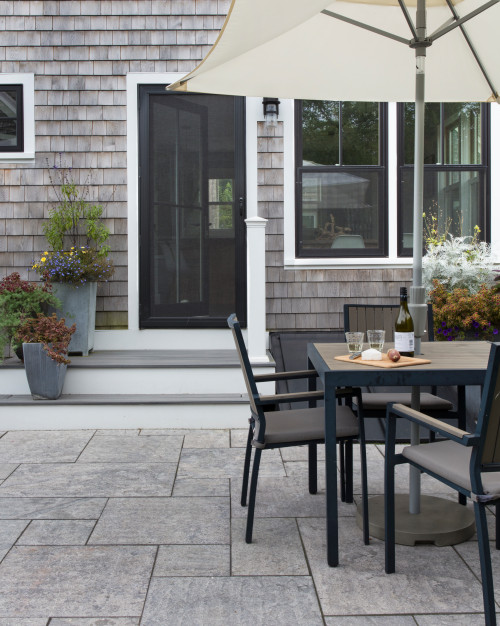 Outdoor patio at a Cape Cod home