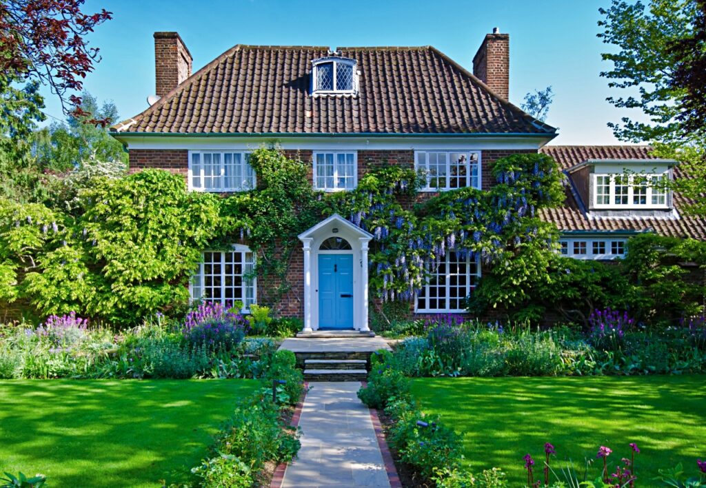 Large brick home in the United Kingdom