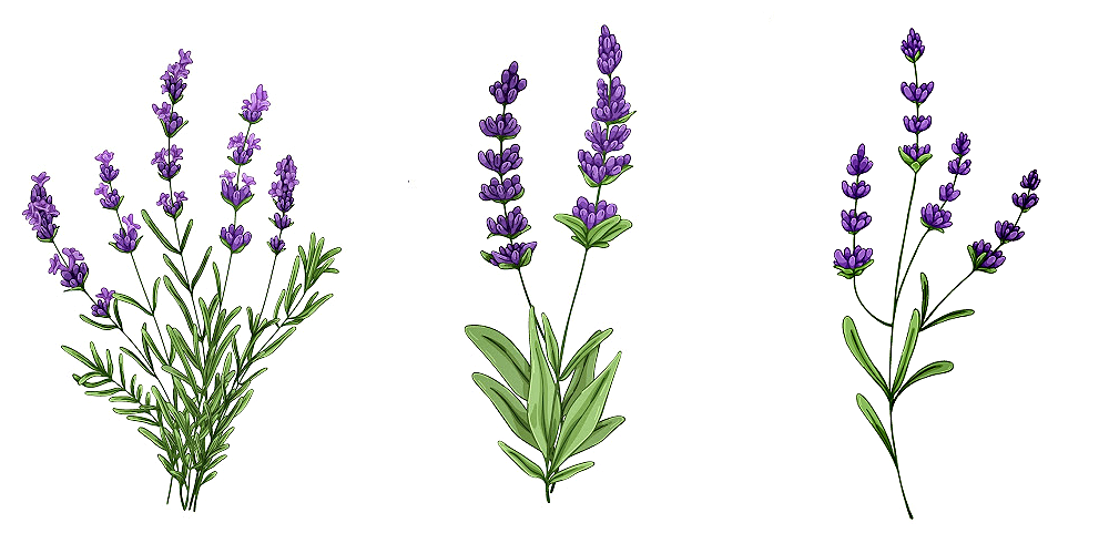 Collage of Downloadable Lavender Prints