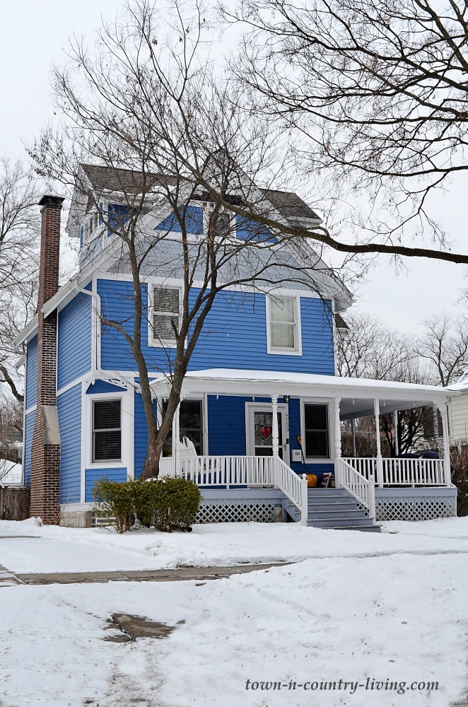 Victorian homes in Downers Grove, Illinois