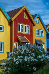 Colorful Wooden Houses of Norway: A Virtual Trip